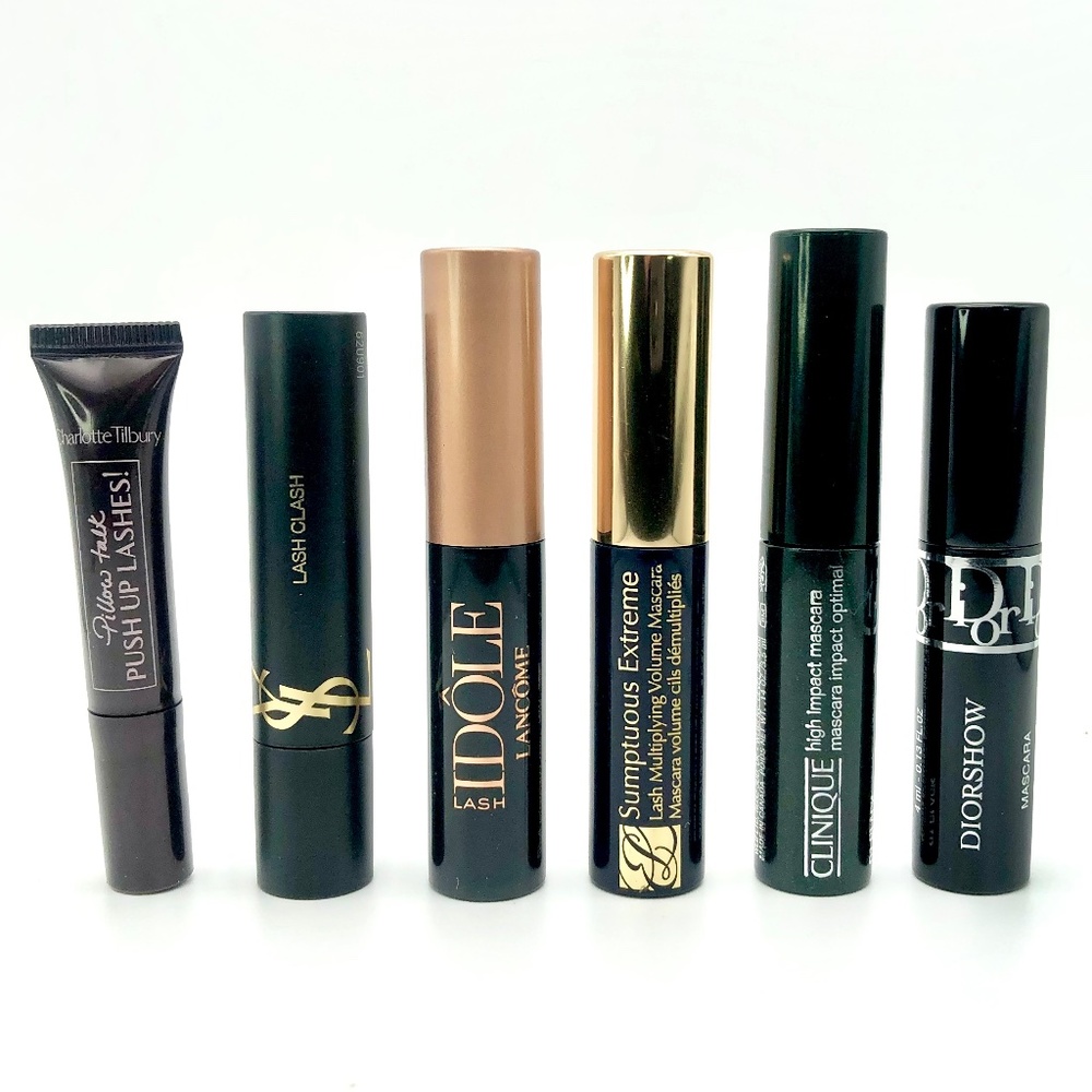 Luxe Mascara Discovery Set DIOR YSL Charlotte Estee Lancome Clinique NEW